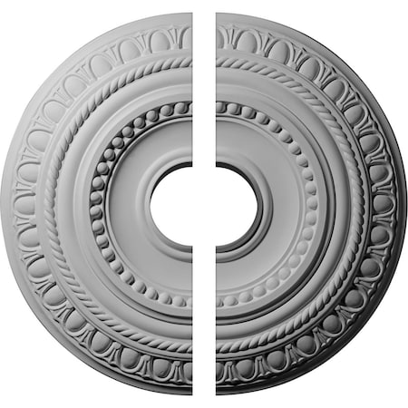 Ekena Millwork Artis Ceiling Medallion, Two Piece (Fits Canopies up to 6 7/8"), 15 3/4"OD x 3 1/2"ID x 1 3/8"P CM15AR2-03500